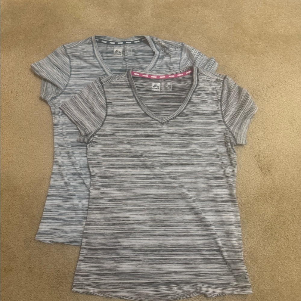 2 New women’s Reebok quick dry Tees